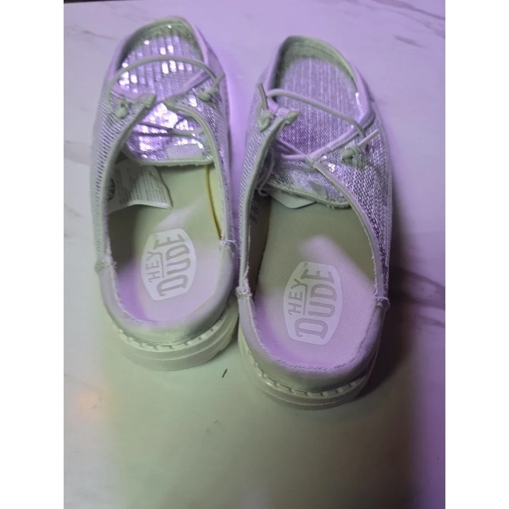 Hey Dude Wendy slip , Size 11 Super Sparkly !